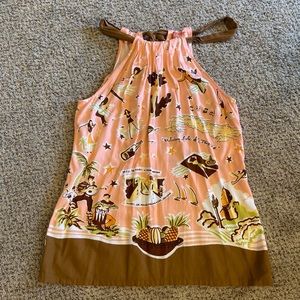 NWOT Tommy Bahama Relax Fiesta Isle Halter Top Tank Top Shirt Small